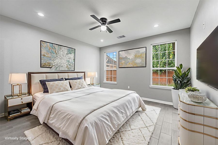 Furnished interior view inside a new home in , Houston (Image 6).