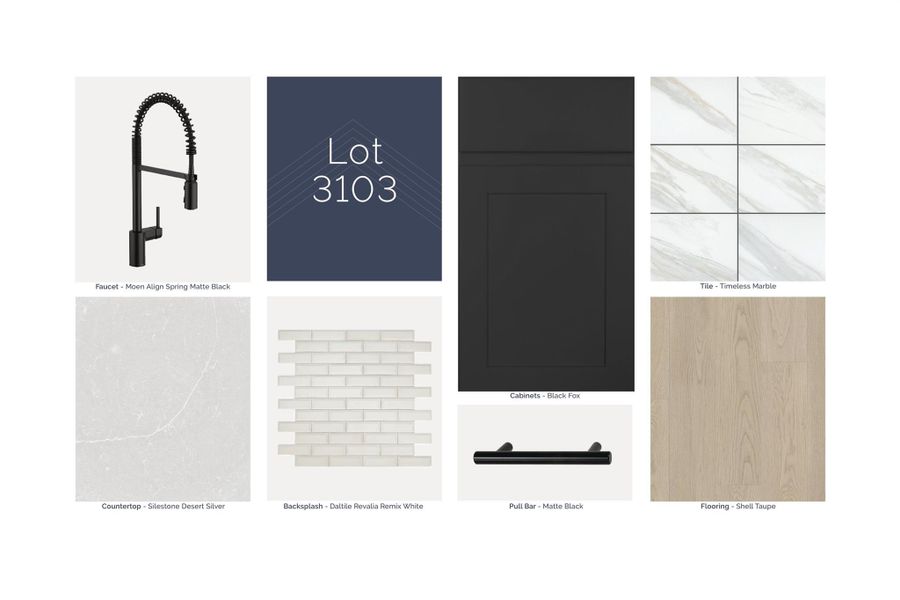 Sample of building materials used in homes in Lone Star Landing, Montgomery (Image 16).