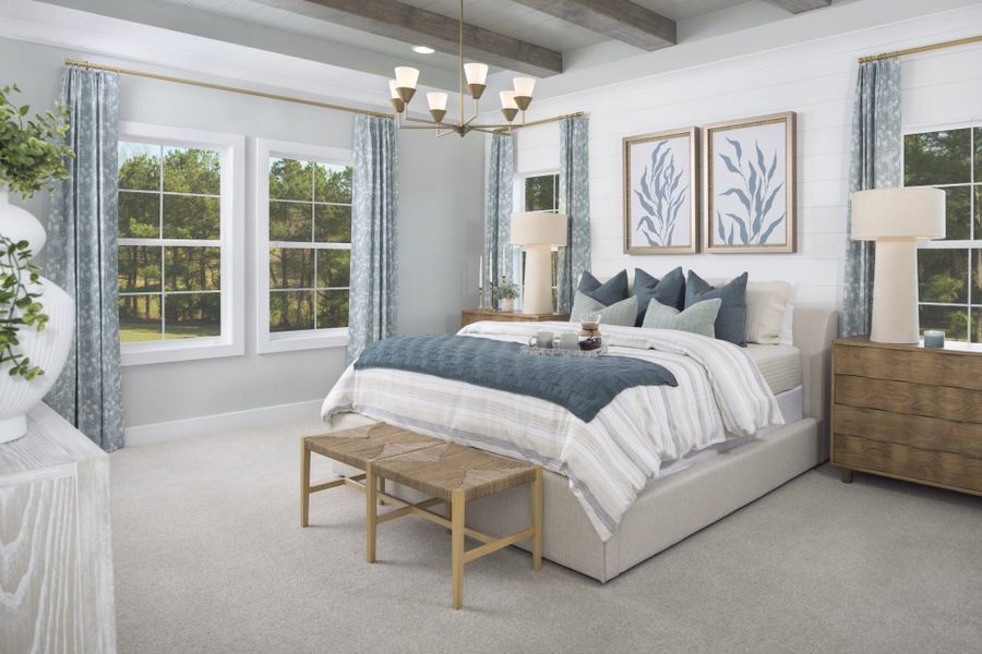 Representative furnished interior of a home built from the Cedar Key II by Homes by WestBay in Oakfield, Parrish (Image 24).
