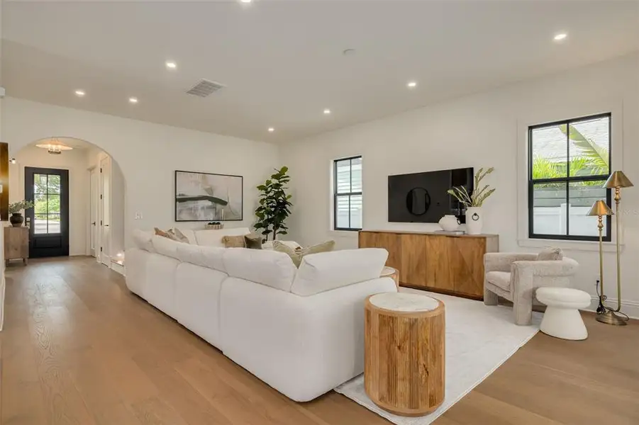 Furnished interior view inside a new home in , St. Petersburg (Image 8).