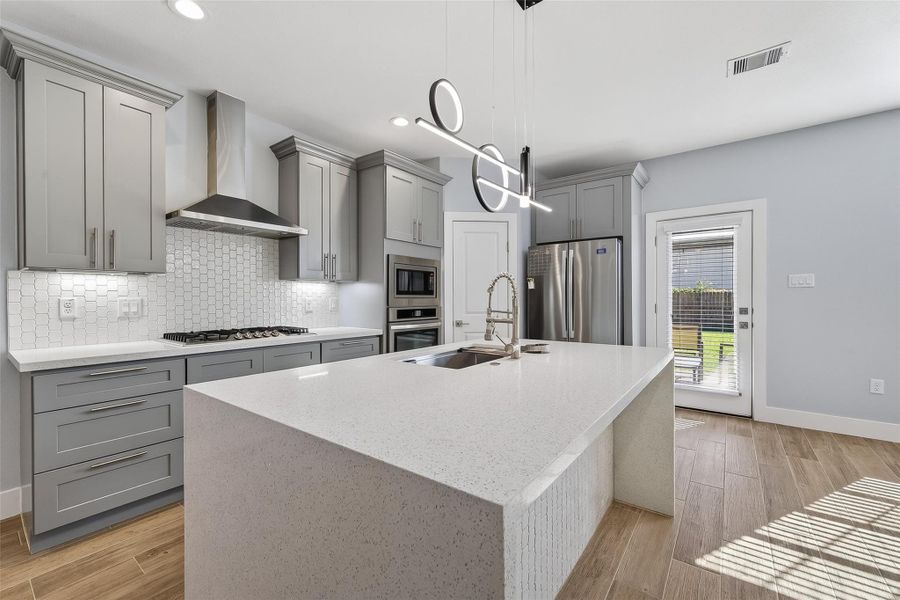 Furnished interior view inside a new home in , Houston (Image 9).