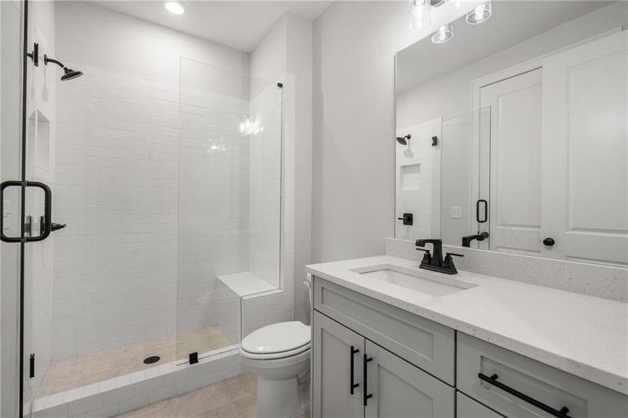 Furnished interior view inside a new home in Yellowstone Farms, Cumming (Image 34).