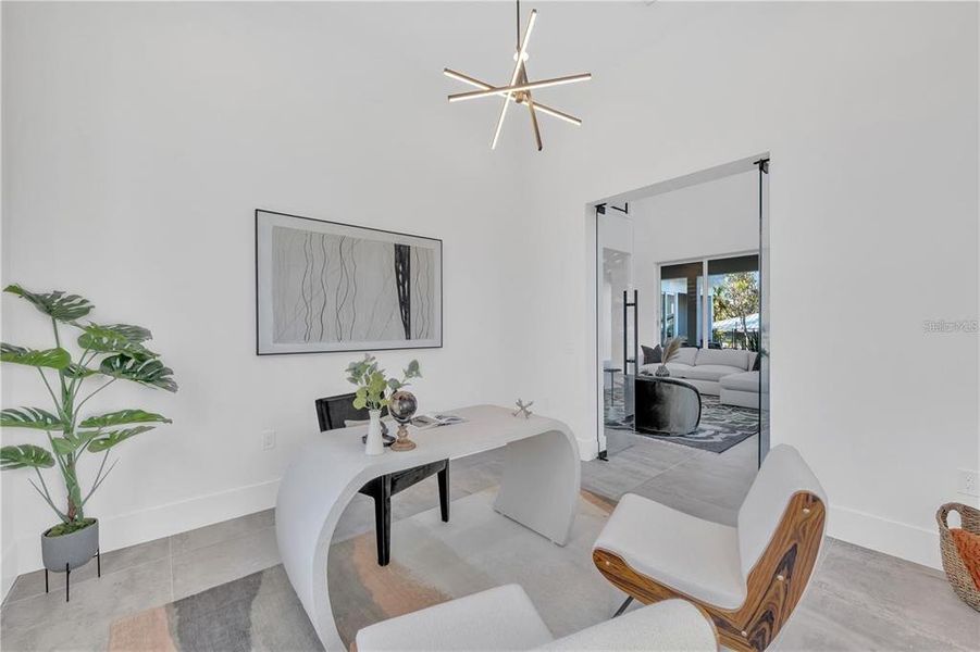 Furnished interior view inside a new home in , Sarasota (Image 55).