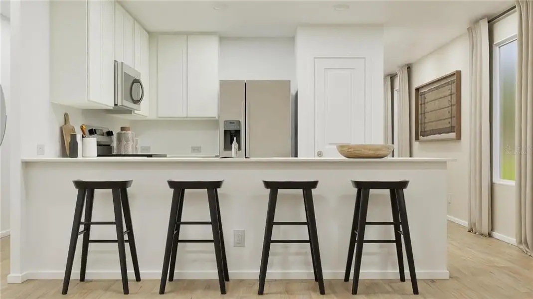 Furnished interior view inside a new home in , Kissimmee (Image 2).
