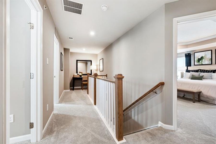 Furnished interior view inside a new home in Windsong Townhomes, Gallatin (Image 11).