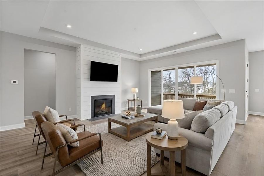 Furnished interior view inside a new home in Twin Lakes, Hoschton (Image 17).