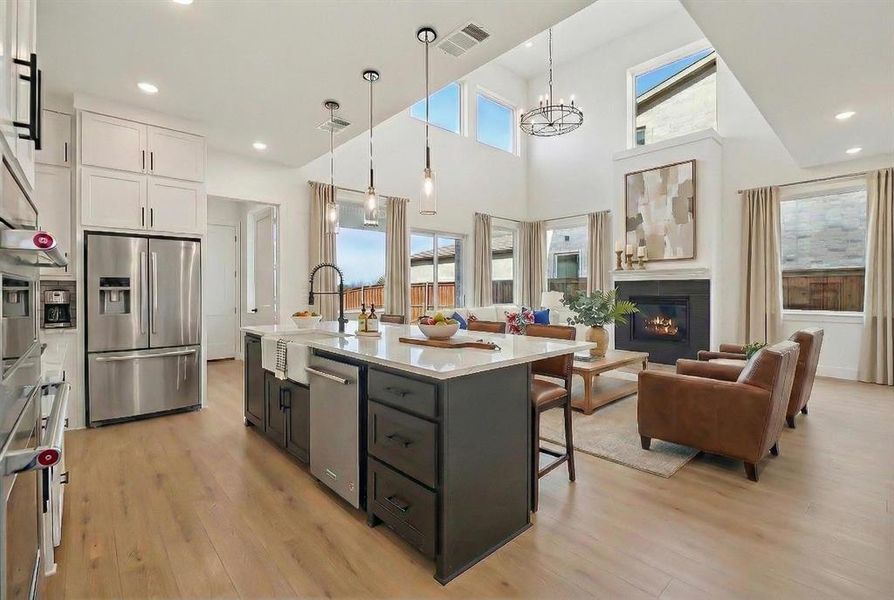 Furnished interior view inside a new home in , Rowlett (Image 17).