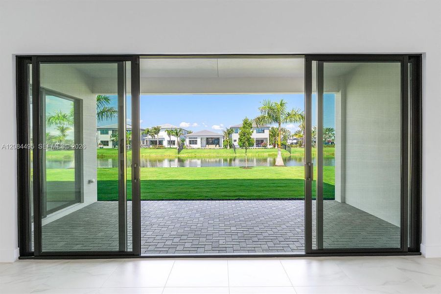 Exterior details and patio area of a home in Lotus Edge, Boca Raton (Image 3). Exterior details and patio area of a home in Lotus Edge, Boca Raton (Image 3).