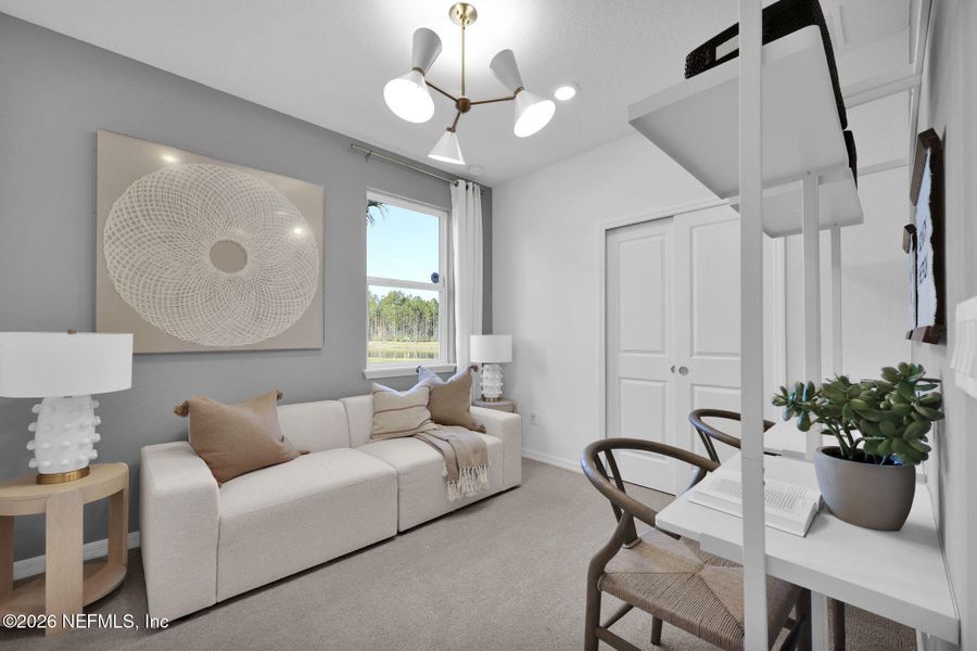 Furnished interior view inside a new home in , St. Johns (Image 17).