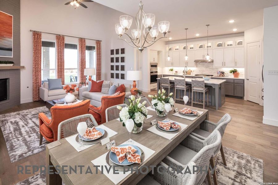 Furnished interior view inside a new home in Davis Ranch, San Antonio (Image 15). Furnished interior view inside a new home in Davis Ranch, San Antonio (Image 15).