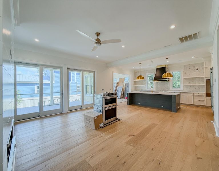 Furnished interior view inside a new home in , Isle Of Palms (Image 46). Furnished interior view inside a new home in , Isle Of Palms (Image 46).