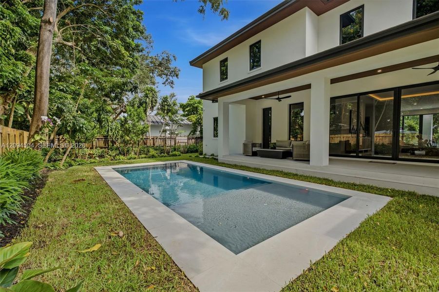 Exterior details and patio area of a home in , South Miami (Image 27).