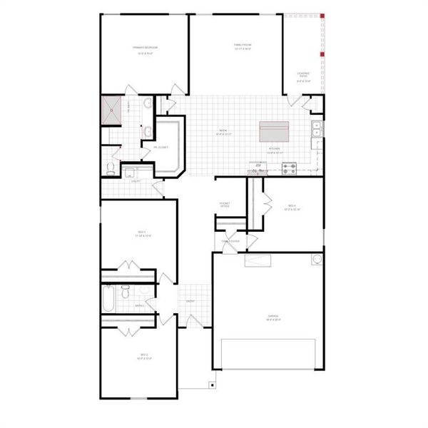 W/S #58687 / BG #1: 1st Floor