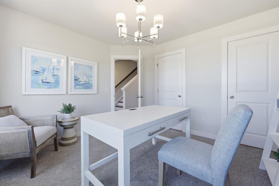 Furnished interior view inside a new home in , Summerville (Image 12).