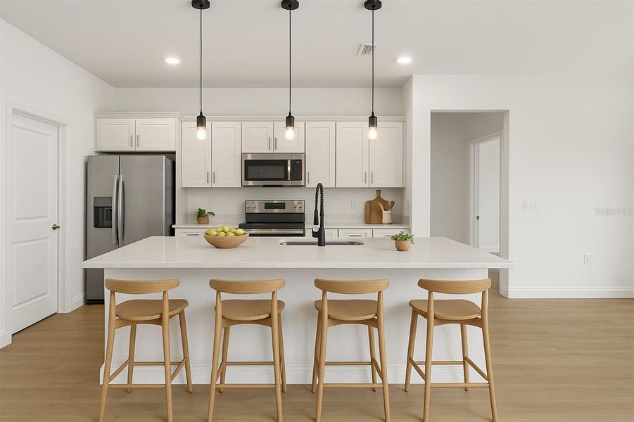 Furnished interior view inside a new home in , Ocala (Image 4).