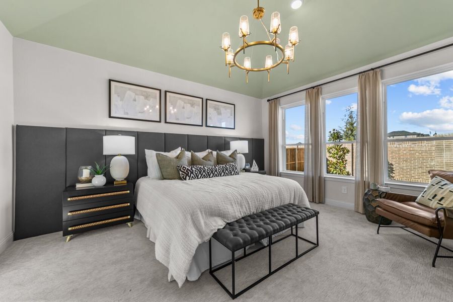 Representative furnished interior of a home built from the Harrington by Landon Homes in Lexington Frisco, Frisco (Image 10).