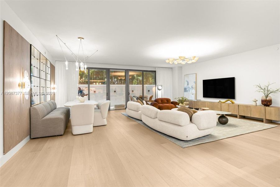 Furnished interior view inside a new home in , Bay Harbor Islands (Image 9).