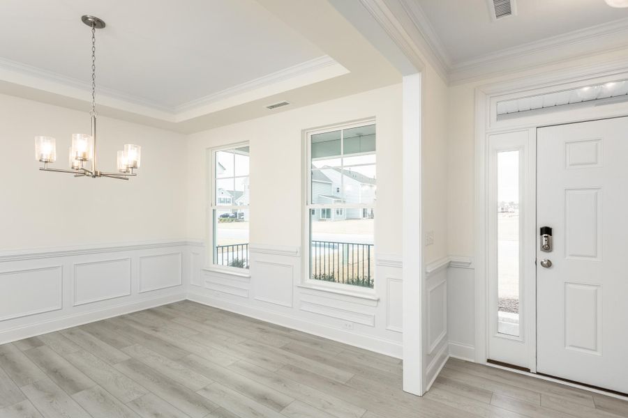 Spacious, unfurnished interior of a new home in Ford Meadows, Garner (Image 17). Spacious, unfurnished interior of a new home in Ford Meadows, Garner (Image 17).