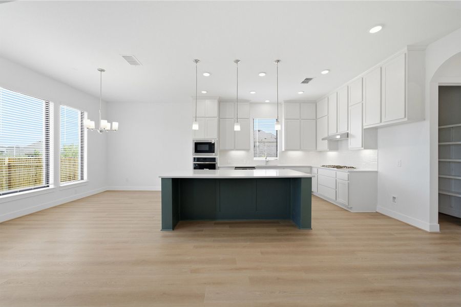 Furnished interior view inside a new home in Sunfield, Buda (Image 6). Furnished interior view inside a new home in Sunfield, Buda (Image 6).