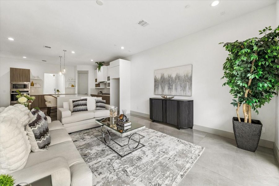Furnished interior view inside a new home in , Houston (Image 27).