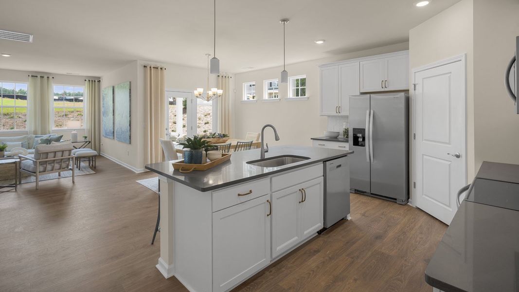 Representative furnished interior of a home built from the DOVER by D.R. Horton in The Villas at Galvins Ridge, Sanford (Image 15). Representative furnished interior of a home built from the DOVER by D.R. Horton in The Villas at Galvins Ridge, Sanford (Image 15).