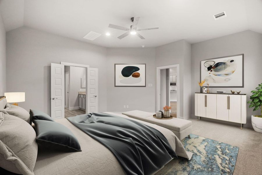 Virtually Staged- Primary Bedroom. Virtually Staged- Primary Bedroom.