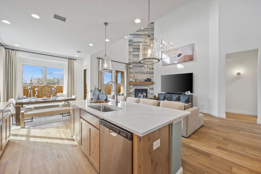 Furnished interior view inside a new home in Lake Shore Village, Rowlett (Image 15).