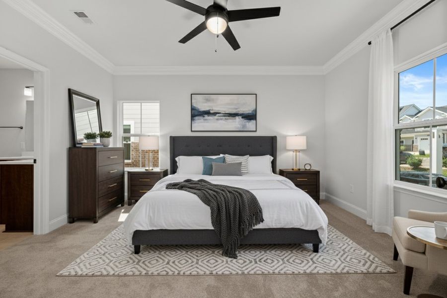 Furnished interior view inside a new home in Saddlebrook, Murfreesboro (Image 7).