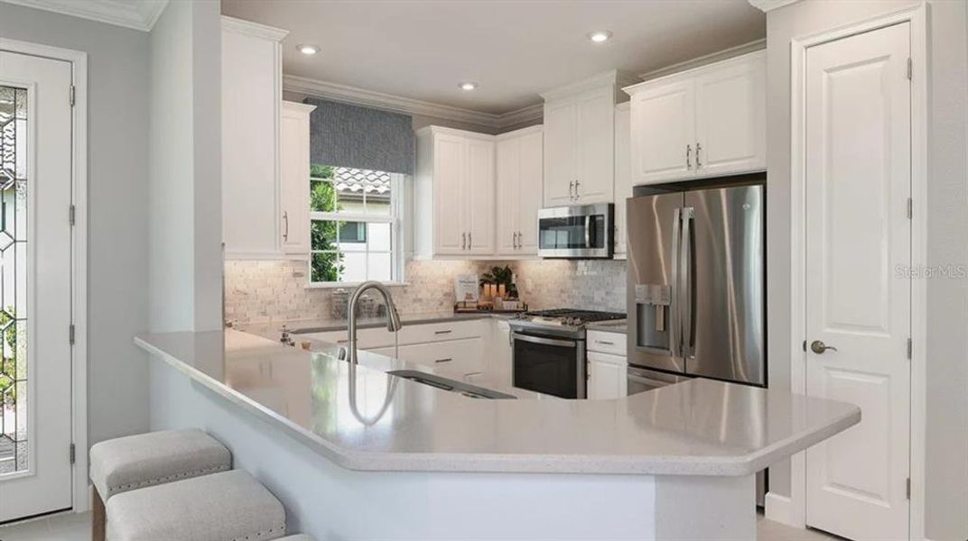 Furnished interior view inside a new home in Esplanade at Azario Lakewood Ranch, Bradenton (Image 6).