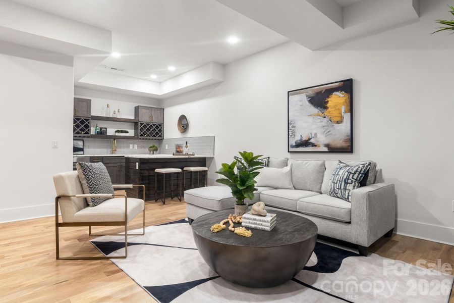 Furnished interior view inside a new home in , Charlotte (Image 33).