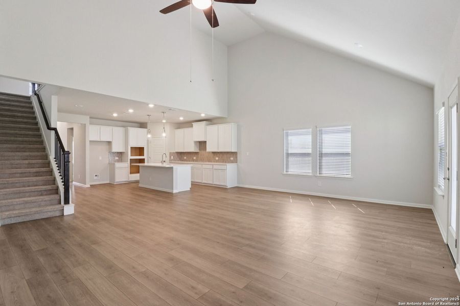 Spacious, unfurnished interior of a new home in Arcadia Ridge - Classic Series, San Antonio (Image 22). Spacious, unfurnished interior of a new home in Arcadia Ridge - Classic Series, San Antonio (Image 22).