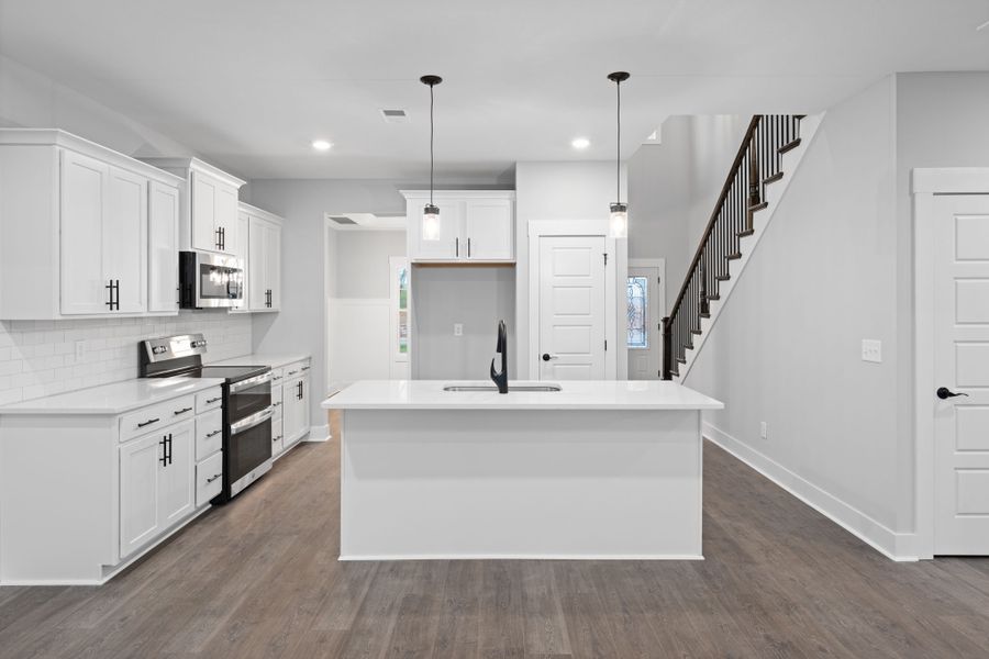 Representative furnished interior of a home built from the Brayden by Rockwood Homes in Cherry Fields, Clarksville (Image 6). Representative furnished interior of a home built from the Brayden by Rockwood Homes in Cherry Fields, Clarksville (Image 6).