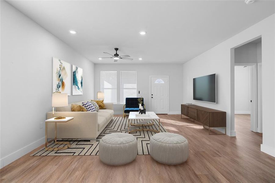 Furnished interior view inside a new home in , Mabank (Image 6). Furnished interior view inside a new home in , Mabank (Image 6).