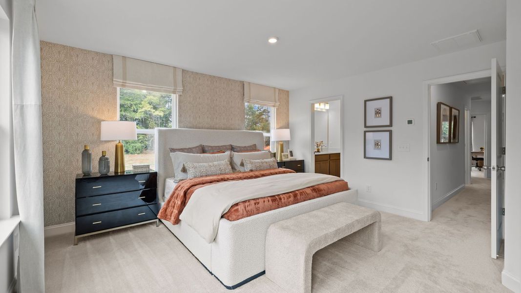 Furnished interior view inside a new home in Leigh Park, Charlotte (Image 13).