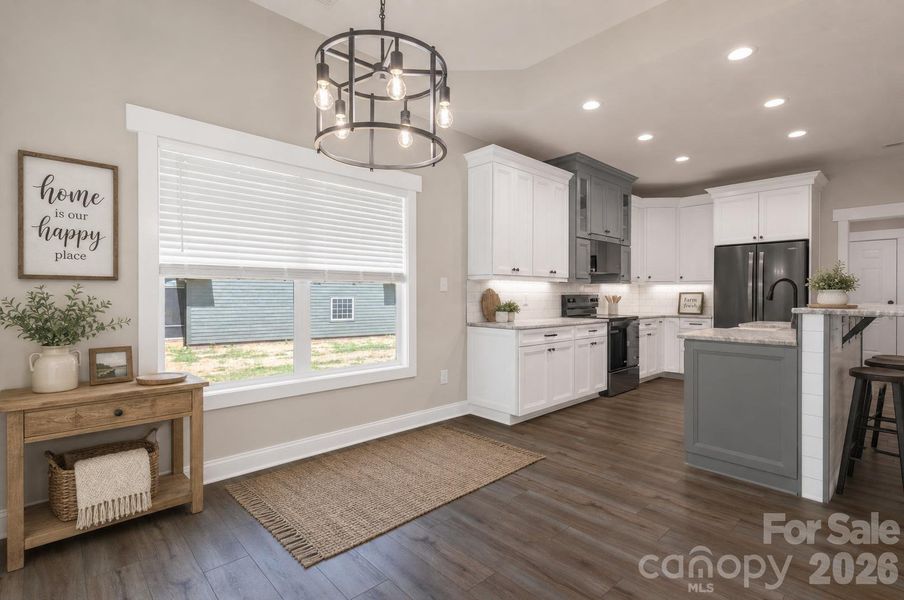 Furnished interior view inside a new home in , Stanley (Image 12).