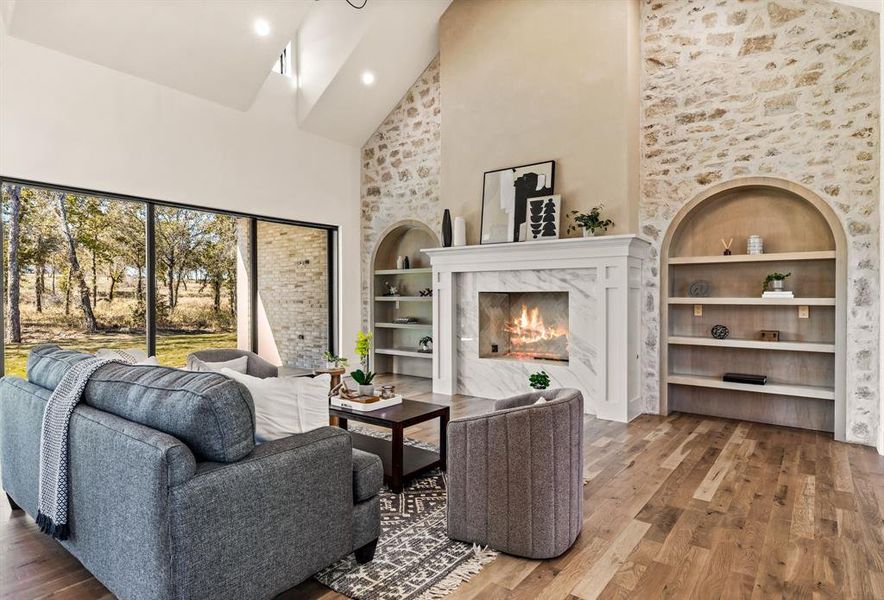 Furnished interior view inside a new home in , Weatherford (Image 9).