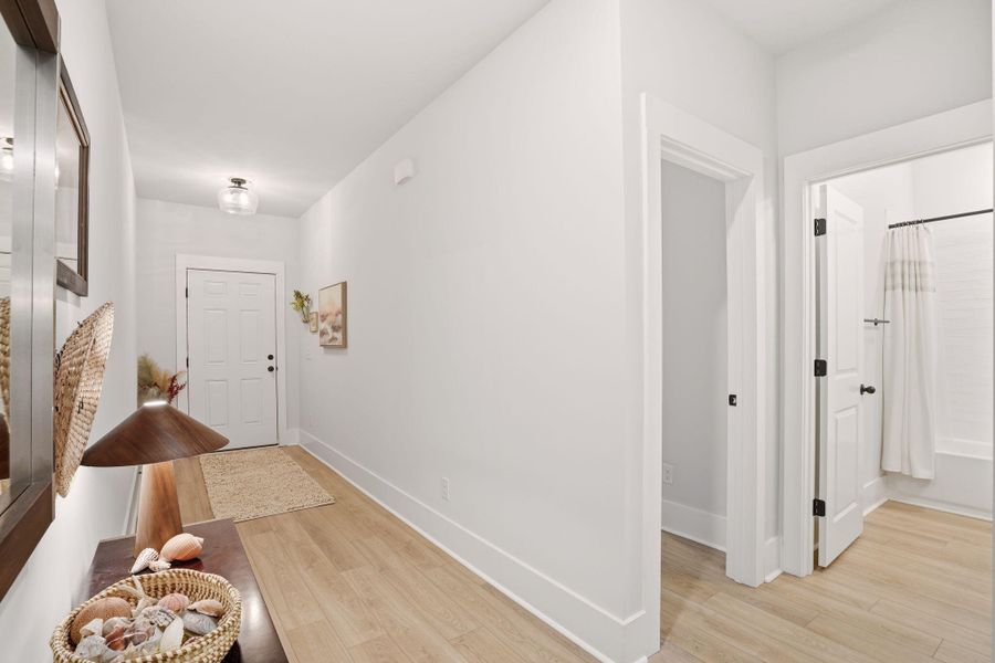 Furnished interior view inside a new home in , Summerville (Image 6). Furnished interior view inside a new home in , Summerville (Image 6).