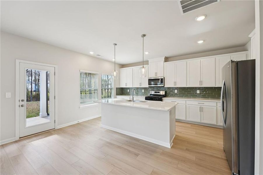 Furnished interior view inside a new home in Westmont Preserve, Powder Springs (Image 13).