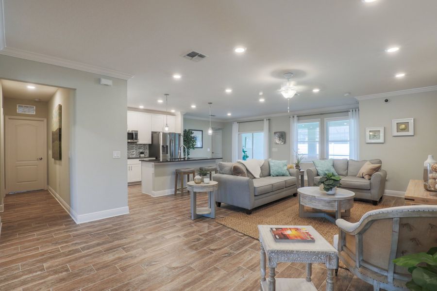 Representative furnished interior of a home built from the Harmony by Maronda Homes in Deep Creek, Punta Gorda (Image 19).