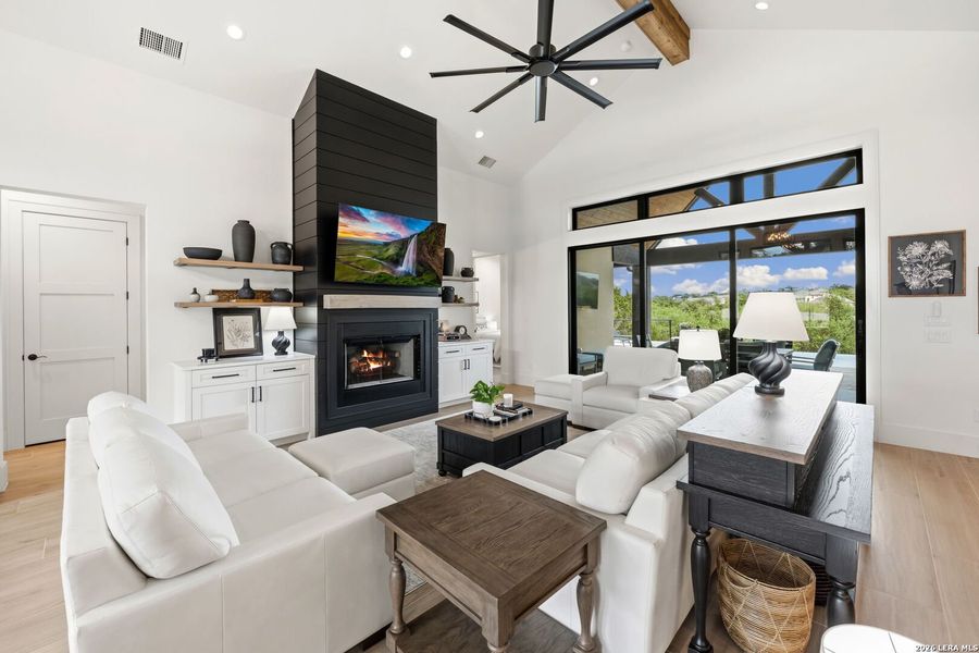 Furnished interior view inside a new home in , New Braunfels (Image 31).