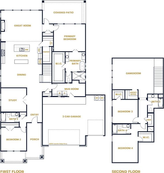 124 Firethorn Loop Bastrop TX | Whitehall floorplan