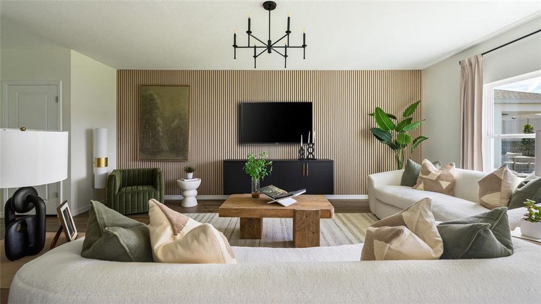 Furnished interior view inside a new home in Pasadena Ridge, Zephyrhills (Image 28).