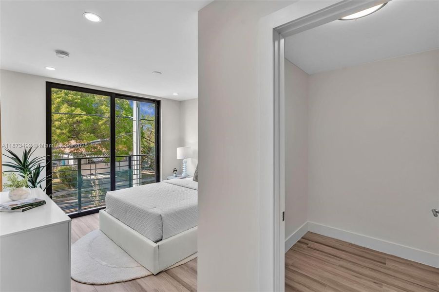 Furnished interior view inside a new home in , Miami (Image 9). Furnished interior view inside a new home in , Miami (Image 9).