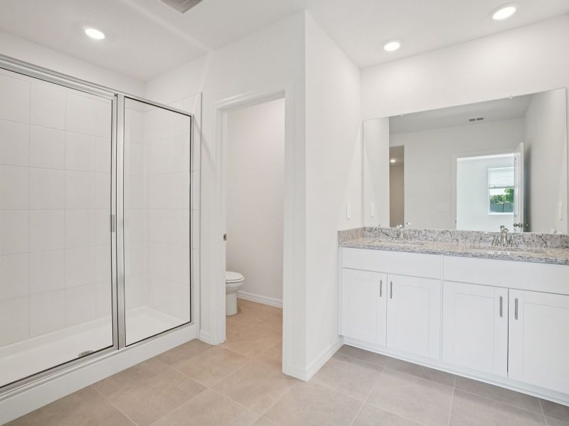 Furnished interior view inside a new home in Two Rivers - Classic Series, Zephyrhills (Image 9).