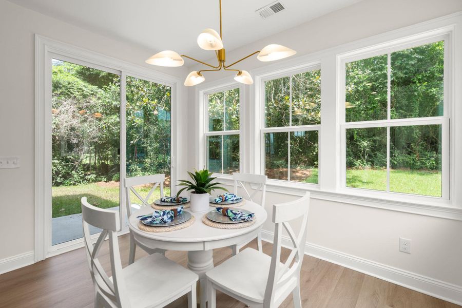 Furnished interior view inside a new home in , Charleston (Image 14).
