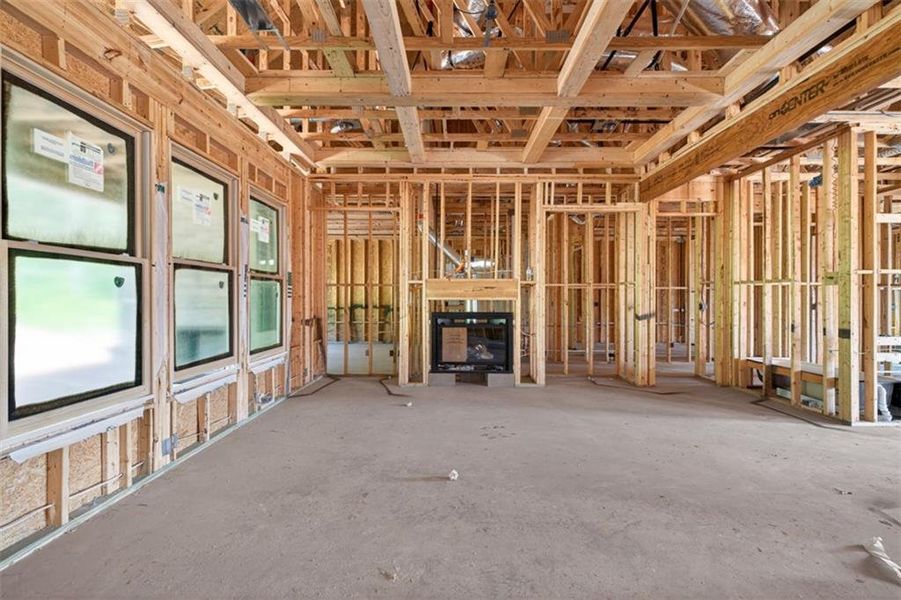 In-progress construction of a new home in , Statham, GA (Image 3).