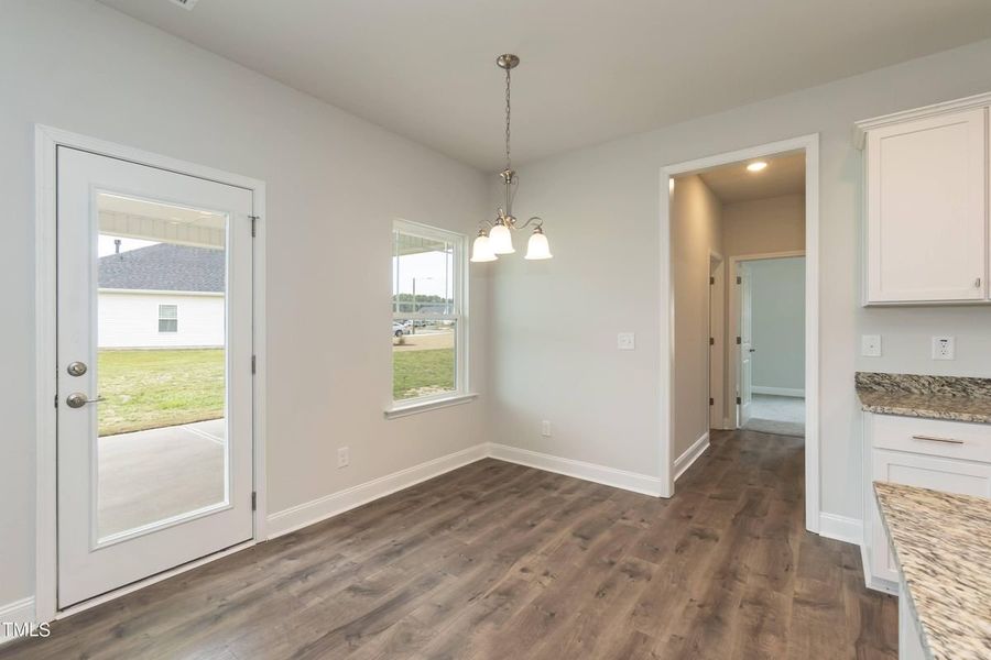 Representative unfurnished interior of a home built from the 2913 by Adams Homes in Hidden Pines, Cameron (Image 25).