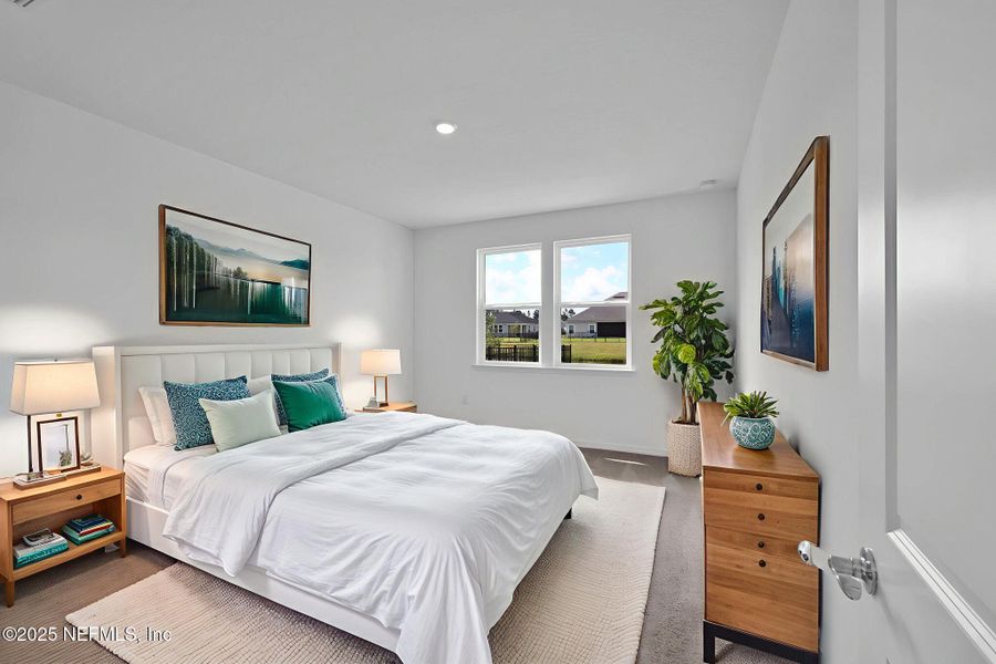 Furnished interior view inside a new home in Hyland Trail, Green Cove Springs (Image 2). Furnished interior view inside a new home in Hyland Trail, Green Cove Springs (Image 2).