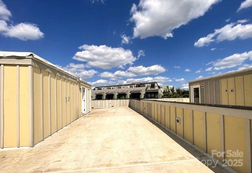 Exterior details and patio area of a home in , Charlotte (Image 1).