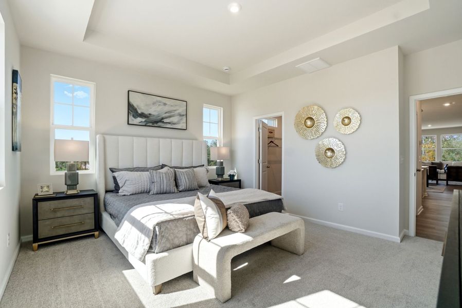 Representative furnished interior of a home built from the Grifton by Mattamy Homes in The Townes at Westfall, Gastonia (Image 19).